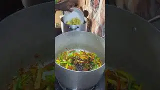 Stir fry spaghetti and turkey for dinner #easyrecipe #cookingtutorial #cooking