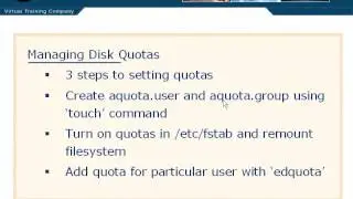 1203 - Managing Disk Quotas