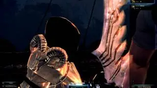 Vindictus character moving on character select screen
