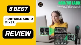✅ Best Portable Audio Mixer on Amazon | Top Budget Soundboard Unboxing & Review!