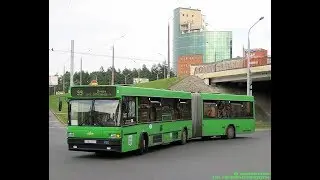 Автобус Минска МАЗ-105.065, гос.№ АВ 5357-7, марш.29 (16.08.2019)