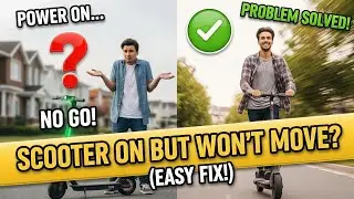 Why Does Electric Scooter Turn On But Not Move? Try This 10-Second Fix NOW!