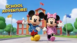 Mickey Mouse & Minnie School Adventure | Fun Kids Cartoon Story