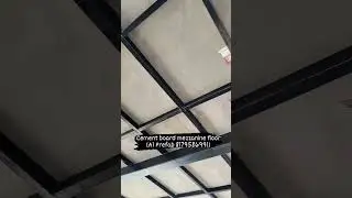 Cement board mezzanine floor hyderabad #ytreels #trending #vboard #viral