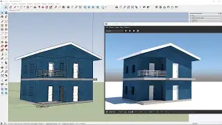 VRAY Sketchup Videocourse - 02 - Interactive Rendering, Render Region, Progressive VS Bucket, Vision