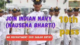 Join Indian Navy MR Recruitment 2021 Sailor Entry, #Shorts