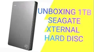 UNBOXING 1 TB HDD || External Hard Disc Drive || Seagate External Hard Disc Drive || pls subscribe