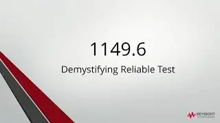 13. Keysight x1149 IEEE 1149.6 Overview