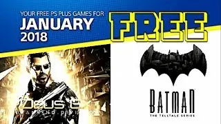 PlayStation Plus Free Games  -  January (2018)