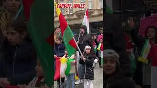 Nadal stoimy⚖️☮️#cardiffcity #kurdistan #rojava
