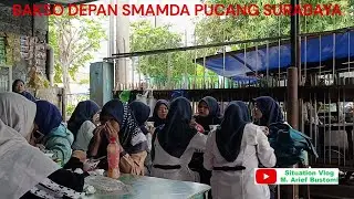 BAKSO DEPAN SMA MUHAMMADIYAH 2 (SMAMDA) PUCANG SURABAYA selalu ramai karena cita rasanya yang enak