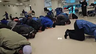 Alhamdulillah, landing dengan selamat di Bandara Juanda 