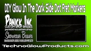 Techno Glow UV Pigment Glow in the Dark Side Position Fret Markers | Bass Guitar DIY Tutorial