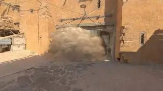 DUST2 - CT Spawn Smoke from Outside Tunnels