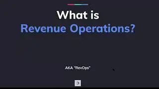 What is Revenue Operations?