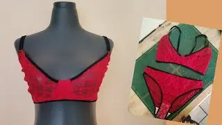How to make bra pattern at home.