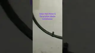Solar Net Meter & Generation Meter Installation | Solar meter Installation #Solarmeter