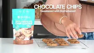 Keto Chocolate Chip Cookie Mix by BochaSweet | Tasty, Sugar-Free & Diabetic-Friendly | 1g Net Carbs