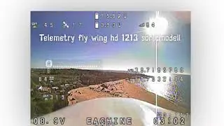 Sonicmodell hd wing 1213 telemetry Sistem on board