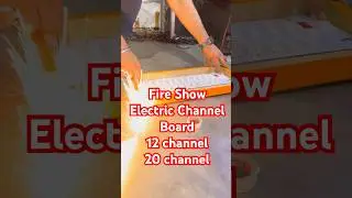 Fireworks Electric channel Board... #wedding #fireworks #fireshow #firecracker