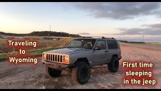 Traveling to Wyoming | SLEEPING IN A JEEP CHEROKEE XJ