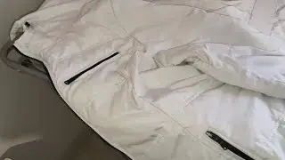 Белий пуховик!❄️Выбросить ?😮 Или ...?🤕