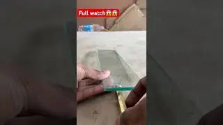 Full watch glass cutting🛠️😱😱#viralshort #glasscutting #YouTube