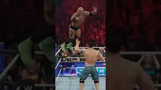 John Cena vs Batist #wwe #wwe2k25 #wrestling