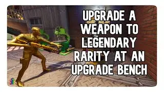 How to Upgrade a weapon to legendary rarity at an upgrade bench? GUIDE -  Fortnite MIDAS