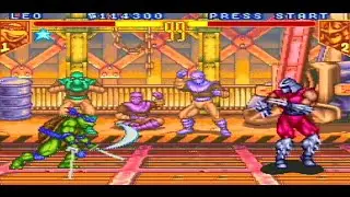 Teenage Mutant Ninja Turtles: Tournament Fighters *Gameplay* [SNES]