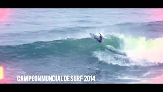 Lele Usuna - Campe&oacute;n mundial ISA Surfing games 2014