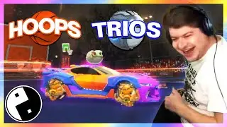 My Best Goals of the Month // Rocket League (Hoops, Trios)