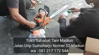 Gergaji Chainsaw NEW WEST 598 (Bar 22 inch) Rantai 38T