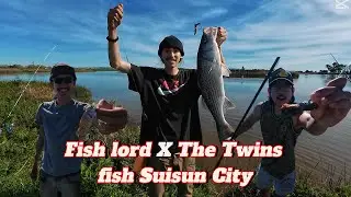 Bank Fishing for Striped Bass in Suisun City 03/25/25
