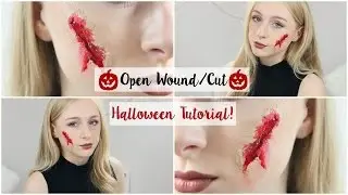 Easy Open Wound Halloween Tutorial | Emily Rose