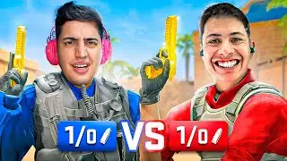 CS 2... mas EU S&Oacute; TENHO 1 BALA NA DEAGLE POR ROUND (novo modo ONE IN THE CHAMBER)