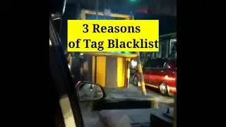 3 Reasons Of Tag Blacklist जाने 3 कारण Fastag के Blacklist होने के #fastag #tollplaza #shorts