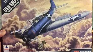 Строительство Академии 1/48 Dauntless SBD &laquo;Битва за Мидуэй&raquo; &mdash; Часть 1