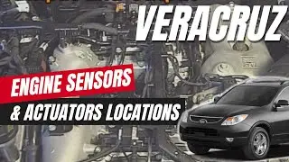 Hyundai IX55 Veracruz Engine Sensors & Actuators Locations