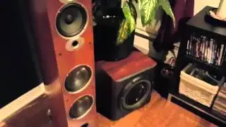 My set up !!! Polk audio paradigm yamaha