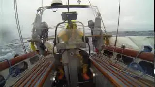 28 July David helming in the Kara Sea gale force 8