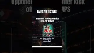 EA FC 26 is full of cheaters and smurfers! WEEKEND LEAGUE IS FULL OF SMURFING! EA rage