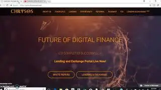 Chrysos Coin Update - Sells CONFIRMED!! Withdrawal PROOF!!