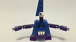 LEGO  Mixels     Blue Jamzy    Stop Motion Build   Bricks and Clay Play