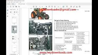 Kubota Tractor M95S M105S Workshop Manual