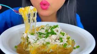 ASMR JACKET POTATO WITH TUNA & CHEESE (UK EDITION) | MUKBANG | EATING SOUNDS | ASMR PHAN