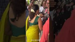 Krishna Prabha with Kalabhavan shajon ￼kunjan wedding