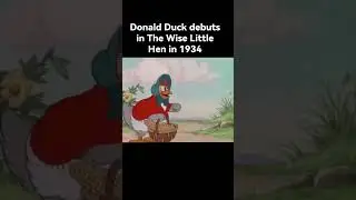 #OTD, June 9 1934, Donald Duck debuts in The Wise Little Hen🇺🇸