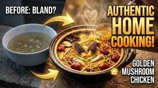 Can This Golden Chicken Mushroom Soup Warm Your Soul?