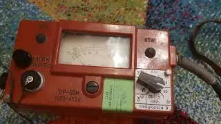 DP-66M geiger counter demonstration.